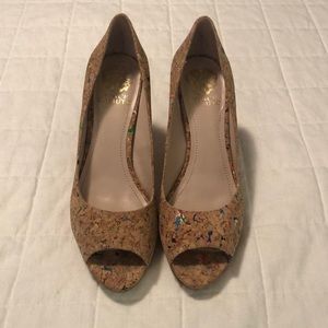 Vince Camuto cork heels
